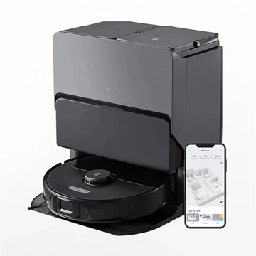 Roborock S83USC S8 MaxV Ultra Robotporszívó és Felmosó Multifunkciós Dokkolóval - Fekete (S83USC)